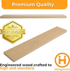 HÜNGSMART 60 Inch Wooden Floating Shelf – Supports 300lbs - Image 4
