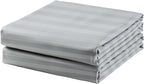 2-Pack Cotton Full Flat Sheet Only, 600 Thread Count 100% Egyptian Cotton Top by ZaizaiHome