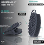Avilana Premium Body Scrubber and Face Brush Set - Image 4