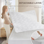 Bwarm Premium Multi-Zone Electric Heated Mattress Pad Queen Size, Dual - Image 5