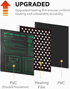 BN-LINK Seedling Heat Mat Warm Hydroponic Heating Pad Waterproof 20" x 20.75" - Image 4