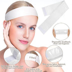 Sublaga 40 Pack Spa Headband for Women Disposable Skincare Headbands for - Image 4