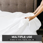 Mattress-Homes Oversized King Plus 100% Egyptian Cotton Top Sheet 1Pcs - Image 2