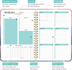 Undated Weekly Planner, Weekly To Do List Notebook - Image 2