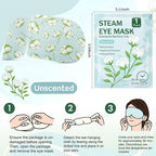200 Pcs Steam Eye Masks for Dry Eyes Unscented Self Heated Steam Warm Eye Mask - Image 3