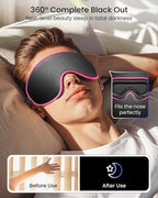 WAOAW Sleep Mask for Men Women: Blackout Eye Masks for Sleep - Image 3
