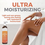 Viva Naturals Organic Massage Oil, 8 fl oz – Non-Greasy, Certified Organic - Image 4