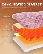 Homemate Electric Heated Throw Blanket - Image 7