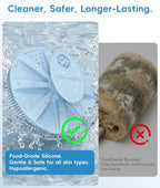 Soft Silicone Shower Brush Body Wash Bath Exfoliating Skin Massage Scrubber - Image 4