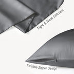Cobnom Pure Mulberry Silk Pillowcases Set of 2, Queen Size - Image 5