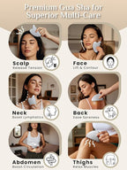 Rena Chris Body Gua Sha Tools, Stainless Steel Guasha Tool, Manual Massage - Image 3