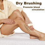 2Pcs Natural Bristle Exfoliating Brush, Body Scrubber - Image 3