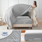 Sasttie Full Size Comforter Sets, 7 Pieces Bed in a Bag Full, Complete Bedding - Image 4