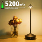 Cordless LED Table Lamp, Rechargeable 5200mAH Battery Operated Lamp - Image 3