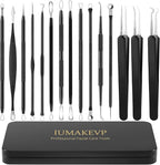 Pimple Popper Tool Kit, IUMAKEVP 15 PCS Professional Stainless Steel Blackhead - Image 9