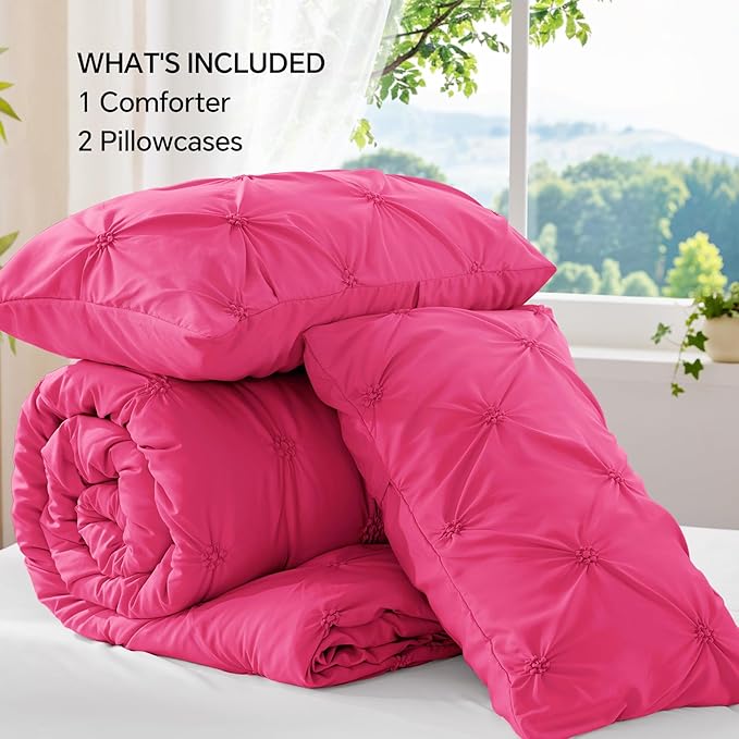 BEDELITE Hot Pink Queen Comforter Set - Image 7