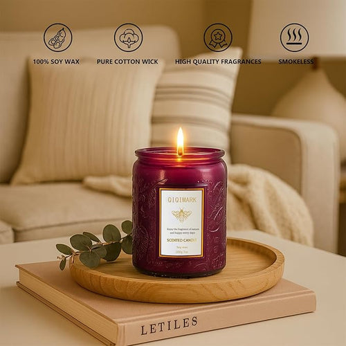 6 Pack Candles for Home Scented, Christmas Gifts Candle Set for Women, 42 oz - Image 2