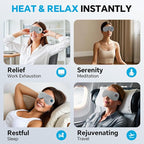 Cordless Heated Eye Mask for Dry Eyes Relief, - Image 6