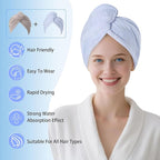 Microfiber Hair Drying Towel Wrap - Image 2