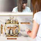 Makeup Organizer for Vanity, 2-Tier Bathroom Countertop Organizers, Bathroom - Image 4