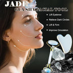 Jade roller and gua sha, facial roller, women's skincare tool, self-care gift - Image 2