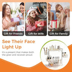 Rotating Makeup Vanity Organizer, Bathroom Countertop Cosmetic Skin Care Storage - Image 7