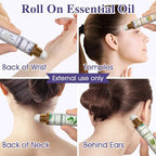 Essential Oil Roll On Set, Natural Aromatherapy Roll On, Relaxation Gift - Image 3