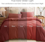 PURE ERA Jersey Knit Duvet Cover Set 100% T-Shirt Cotton Super Soft Comfy 3pc - Image 6