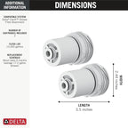 Delta Faucet Clarifi Replacement Shower Filter Cartridge 2-Pack - Image 4