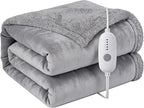Electric Heated Blanket Full 72"x84"- 5 Heat & 10H Auto-Off, ETL Certified by TICOO