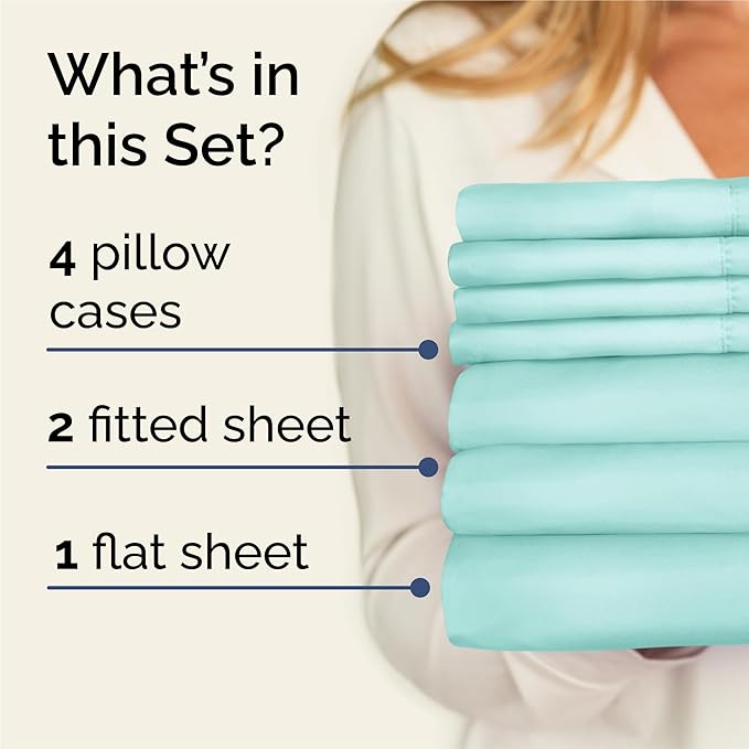 Split King 7 Piece Sheet Set - Image 2