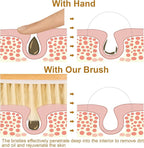 9.8" Dry Brush for Body with Anti-Slip Handle, Wet&Dry Brushing Body Brush for - Image 5