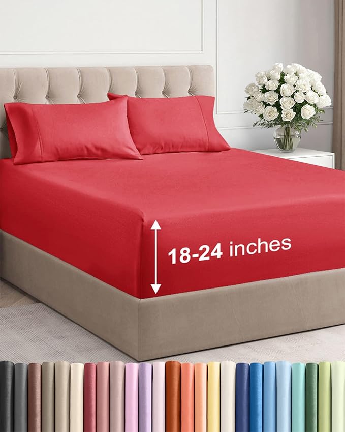 Extra Deep Cal King Sheet Set by CGKUnlimited