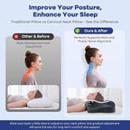 Cervical Neck Pillow for Pain Relief, Cervical Pillow - Image 3