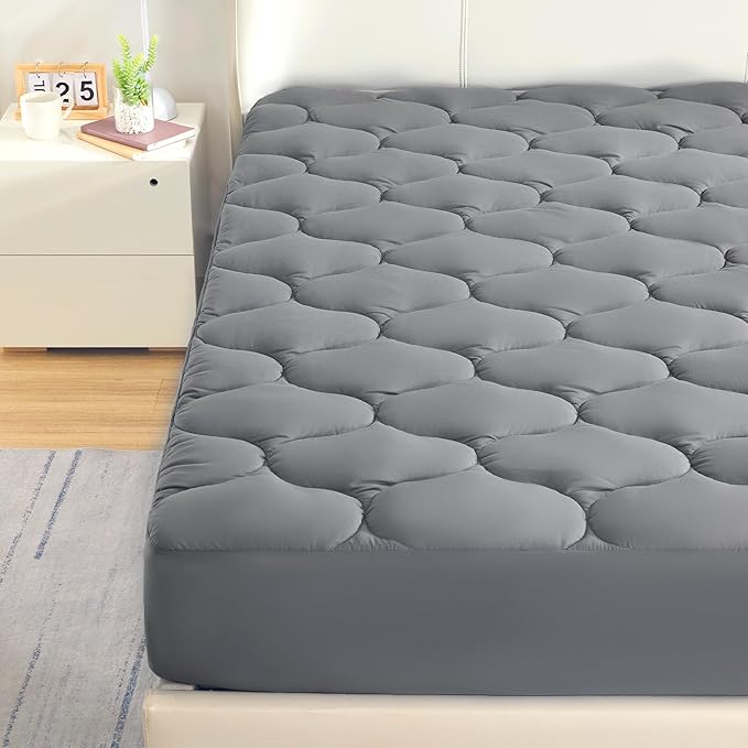 SLEEP ZONE Cooling Mattress Topper California King, Fit Up to 21 Inch, Soft by SLEEPZONELIFE