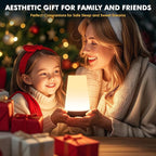 Auxmir LED Night Light 2 Pack Bedside Lamp Touch and Remote Control Dimmable - Image 9