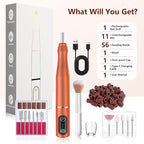 TUOBEO Cordless Nail Drill Electric Rechargeable File Kit, Professional Efile - Image 9