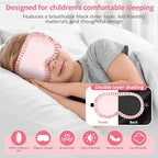 Kids Sleep Mask, 100% Real Mulberry Silk Eye Mask, Sleeping Mask - Image 4