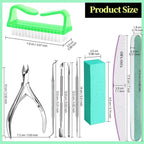 FANDAMEI Nail Tools, Nail Care Kit, Nail Files 100/180, Nail Buffer Block - Image 7