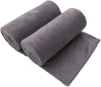 JML Microfiber Bath Towel 2 Pack, Oversized Thick Towels, Super Absorbent and by JML