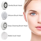 Facial Cleansing Brush, 4 in 1 Electric Face Scrubber - Image 3