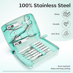 FAMILIFE Manicure Kit for Women, Professional Manicure Set Nail Clippers Set 11 - Image 2