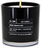 Lulu Candles | Warm Tobacco Pipe | Luxury Scented Soy Jar Candle | Hand Poured by LULUCANDLES