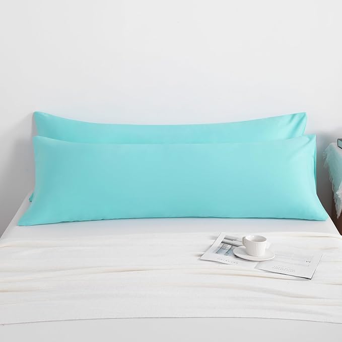 NTBAY Body Pillow Cases Set of 2, 2 Pack Brushed Microfiber 20x54 Pillow Cases - Image 4
