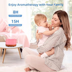 SPLITSKY 300ML Essential Oil Diffuser, Small Room Aromatherapy Diffuser - Image 4