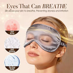 LULUSILK Mulberry Silk Sleep Eye Mask Blindfold - Image 5