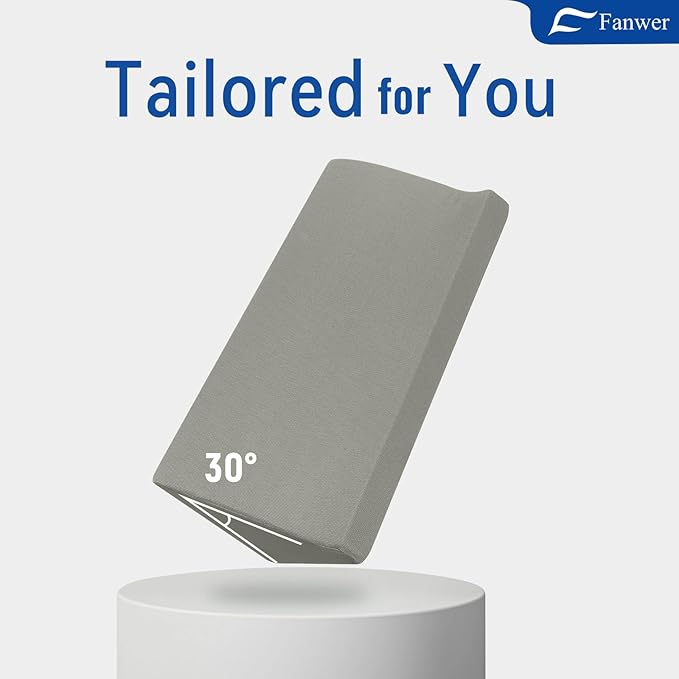 Fanwer 24in Bed Wedge Pillow for Sleeping Body Position Wedges Back Positioning - Image 5
