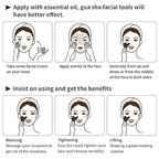 Gua Sha Facial Tools 2 Pack, Natural Jade Guasha Tool - Image 5