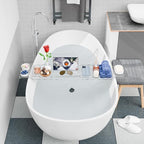 Yieach Luxury Clear Acrylic Bathtub Tray - Image 2