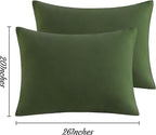 NTBAY Standard Pillow Cases Set of 2, 2 Pack Brushed Microfiber 20x26 Pillow - Image 6